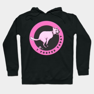 Pink And Black Funny Dog Hoodie